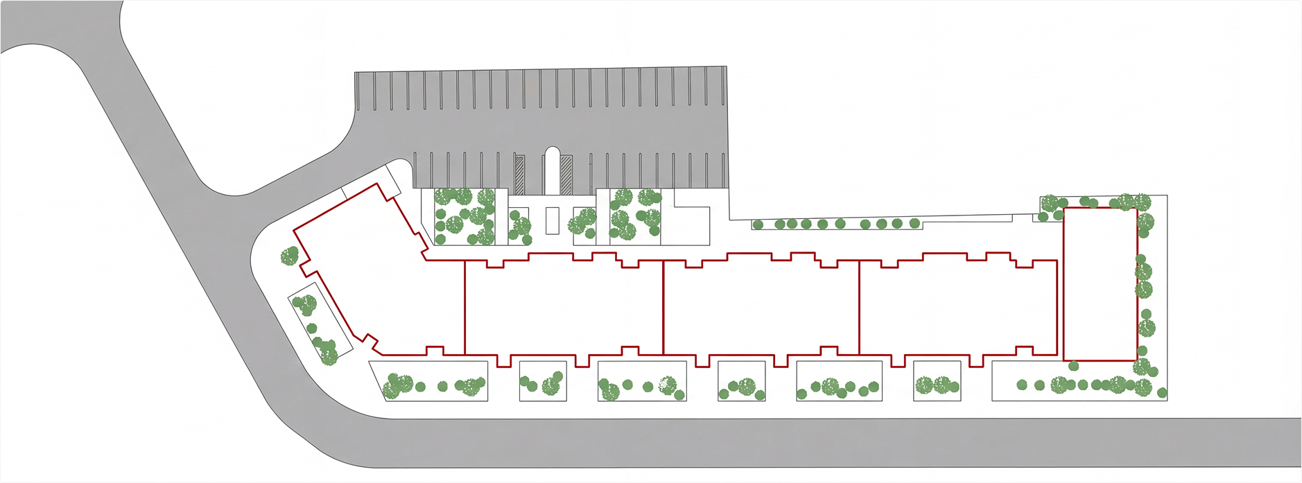 Схема здания